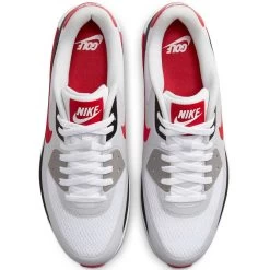 Nike Air Max 90 G Golf Shoes White/University Red 12 Nike Air Max 90 G Golf Shoes White/University Red -Pro Golf Shop nike air max 90 g golf shoes white university red black top itempicture