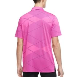 Nike Dri-FIT Vapor Jacquard Polo -Pro Golf Shop nike dri fit vapor jacquard polo pink prime back itempicture