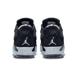 Nike Jordan Retro 6 G Golf Shoes Black/Wolf Grey -Pro Golf Shop nike jordan retro 6 g golf shoes black wolf grey fd0204 001 heel itempicture