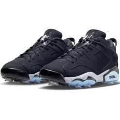 Nike Jordan Retro 6 G Golf Shoes Black/Wolf Grey -Pro Golf Shop nike jordan retro 6 g golf shoes black wolf grey fd0204 001 pair itempicture