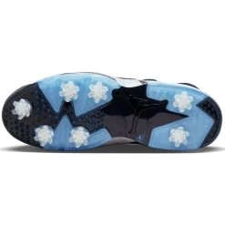 Nike Jordan Retro 6 G Golf Shoes Black/Wolf Grey -Pro Golf Shop nike jordan retro 6 g golf shoes black wolf grey fd0204 001 sole itempicture