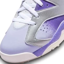 Nike Jordan Retro 6 G Golf Shoes Metallic Silver/Oxygen Purple -Pro Golf Shop nike jordan retro 6 g nrg golf shoes metallic silver oxygen purple detil3 itempicture