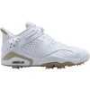 Nike Jordan Retro 6 G Golf Shoes White/Khaki 2 Nike Jordan Retro 6 G Golf Shoes White/Khaki -Pro Golf Shop nike jordan retro 6 shoes white khaki dv1376 100 hero itempicture
