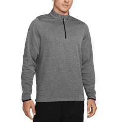 Nike Therma-FIT Victory Half Zip 8 Nike Therma-FIT Victory Half Zip -Pro Golf Shop nike therma fit victory half zip black front itempicture