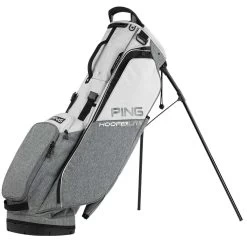 Ping Hoofer Lite Stand Bag -Pro Golf Shop ping 2023 hoofer lite stand bag heather grey platinum black itempicture