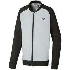 Puma Boys Full Zip Jacket -Pro Golf Shop puma 2021 boys full zip jacket quarry itempicture