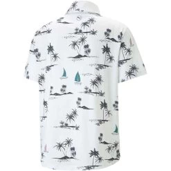 Puma Cloudspun Low Tide Polo 7 Puma Cloudspun Low Tide Polo -Pro Golf Shop puma cloudspun low tide polo white back itempicture