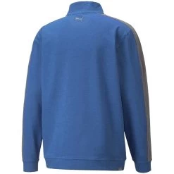 Puma CLOUDSPUN T7 Quarter Zip -Pro Golf Shop puma cloudspun t7 quarter zip bright cobalt back itempicture