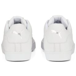 Puma Fusion Classic Golf Shoes White 12 Puma Fusion Classic Golf Shoes White -Pro Golf Shop puma fusion classic golf shoes white 376982 01 heel itempicture