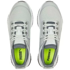 Puma Fusion Grip Golf Shoes High Rise/Silver/Quiet Shade -Pro Golf Shop puma fusion grip golf high rise silver quiet shade 377527 01 top itempicture