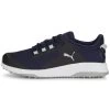 Puma Fusion Grip Golf Shoes Navy/Silver/Quiet Shade -Pro Golf Shop puma fusion grip golf shoes navy silver quiet shade 377527 03 profile1 itempicture