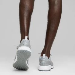 Puma Fusion Pro Golf Shoes Quarry/Silver 15 Puma Fusion Pro Golf Shoes Quarry/Silver -Pro Golf Shop puma fusion pro golf shoes quarry silver 377041 04 mod2 itempicture