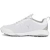 Puma Fusion Pro Golf Shoes White/Silver/High Rise -Pro Golf Shop puma fusion pro golf shoes white silver high rise 377041 05 profile itempicture