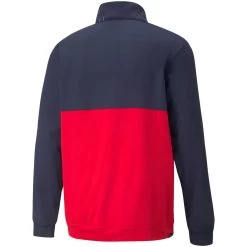 Puma 2022 Gamer Colorblock Pullover -Pro Golf Shop puma gamer colorblock pullover navy blazer ski patrol back itempicture