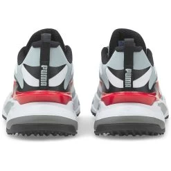 Puma GS-Fast Golf Shoes White/High Rise/High Risk Red -Pro Golf Shop puma gs fast golf shoes white high rise high risk red 376357 04 heel itempicture