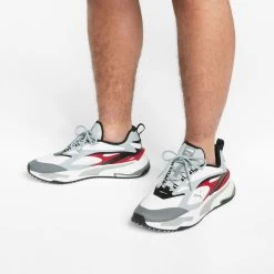 Puma GS-Fast Golf Shoes White/High Rise/High Risk Red -Pro Golf Shop puma gs fast golf shoes white high rise high risk red 376357 04 mod1 itempicture