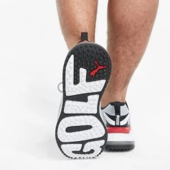 Puma GS-Fast Golf Shoes White/High Rise/High Risk Red -Pro Golf Shop puma gs fast golf shoes white high rise high risk red 376357 04 mod2 itempicture