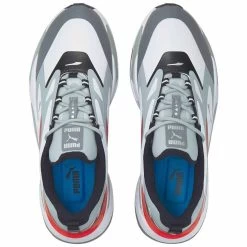 Puma GS-Fast Golf Shoes White/High Rise/High Risk Red -Pro Golf Shop puma gs fast golf shoes white high rise high risk red 376357 04 top itempicture