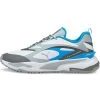 Puma GS-Fast Golf Shoes White/Quarry/Ocean Dive -Pro Golf Shop puma gs fast golf shoes white quarry ocean dive profile itempicture
