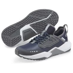 Puma GS.One Golf Shoes Navy Blazer/Quiet Shade -Pro Golf Shop puma gs one golf shoes navy blazer quiet shade pair itempicture