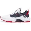 Puma GS.One Golf Shoes White/Navy Blazer/Ski Patrol -Pro Golf Shop puma gs one golf shoes white navy blazer ski patrol profile itempicture
