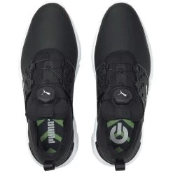 Puma Ignite Articulate Disc Golf Shoes Black/Silver -Pro Golf Shop puma ignite articulate disc golf shoes black silver top itempicture