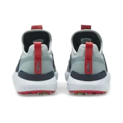 Puma Ignite Articulate Disc Golf Shoes High Rise/Silver/Navy Blazer -Pro Golf Shop puma ignite articulate disc golf shoes high rise silver navy blazer heel itempicture