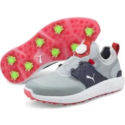 Puma Ignite Articulate Disc Golf Shoes High Rise/Silver/Navy Blazer -Pro Golf Shop puma ignite articulate disc golf shoes high rise silver navy blazer pair itempicture
