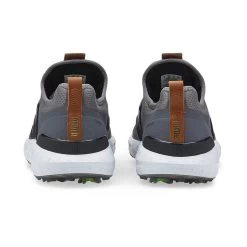 Puma Ignite Articulate Disc Golf Shoes Quiet Shade/Team Gold -Pro Golf Shop puma ignite articulate disc golf shoes quiet shade team gold heel itempicture