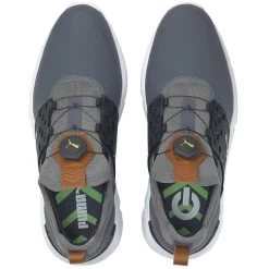 Puma Ignite Articulate Disc Golf Shoes Quiet Shade/Team Gold -Pro Golf Shop puma ignite articulate disc golf shoes quiet shade team gold top itempicture