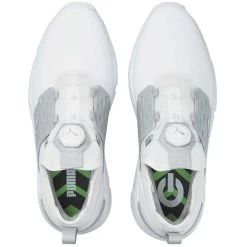 Puma Ignite Articulate Disc Golf Shoes White/Silver/High Rise 10 Puma Ignite Articulate Disc Golf Shoes White/Silver/High Rise -Pro Golf Shop puma ignite articulate disc golf shoes white silver high rise top itempicture
