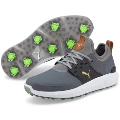 Puma Ignite Articulate Golf Shoes Quiet Shade/Team Gold -Pro Golf Shop puma ignite articulate golf shoes quiet shade team gold pair itempicture