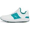 Puma Ignite Articulate Golf Shoes White/Silver/Green Lagoon -Pro Golf Shop puma ignite articulate golf white silver green lagoon 376078 08 profile itempicture