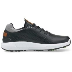 Puma Ignite Articulate Leather Golf Shoes Black -Pro Golf Shop puma ignite articulate leather golf shoes black 376155 02 profile2 itempicture