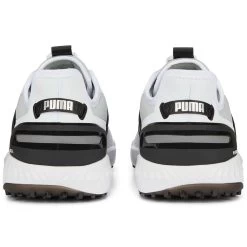 Puma Ignite Elevate Disc Golf Shoes White/Black/Silver -Pro Golf Shop puma ignite elevate disc golf shoes white black silver 376080 06 heel itempicture
