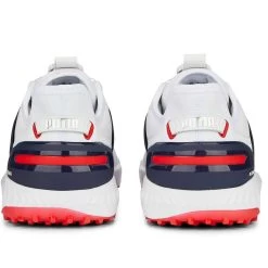 Puma Ignite Elevate Disc Golf Shoes White/Silver/Navy 11 Puma Ignite Elevate Disc Golf Shoes White/Silver/Navy -Pro Golf Shop puma ignite elevate disc golf shoes white silver navy 376080 04 heel itempicture