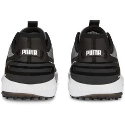 Puma Ignite Elevate Golf Shoes Black/Silver 14 Puma Ignite Elevate Golf Shoes Black/Silver -Pro Golf Shop puma ignite elevate golf shoes black silver 376077 02 heel itempicture