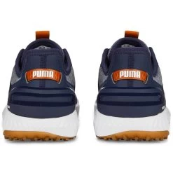 Puma Ignite Elevate Golf Shoes Navy/Silver -Pro Golf Shop puma ignite elevate golf shoes navy silver 376077 05 heel itempicture