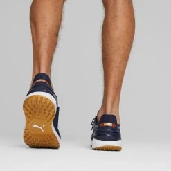 Puma Ignite Elevate Golf Shoes Navy/Silver -Pro Golf Shop puma ignite elevate golf shoes navy silver 376077 05 mod2 itempicture