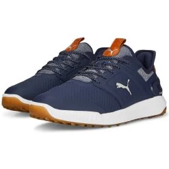Puma Ignite Elevate Golf Shoes Navy/Silver -Pro Golf Shop puma ignite elevate golf shoes navy silver 376077 05 pair itempicture