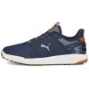 Puma Ignite Elevate Golf Shoes Navy/Silver -Pro Golf Shop puma ignite elevate golf shoes navy silver 376077 05 profile itempicture