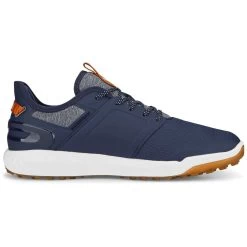 Puma Ignite Elevate Golf Shoes Navy/Silver -Pro Golf Shop puma ignite elevate golf shoes navy silver 376077 05 profile2 itempicture