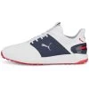 Puma Ignite Elevate Golf Shoes White/Silver/Navy 2 Puma Ignite Elevate Golf Shoes White/Silver/Navy -Pro Golf Shop puma ignite elevate golf shoes white silver navy 376077 04 profile itempicture