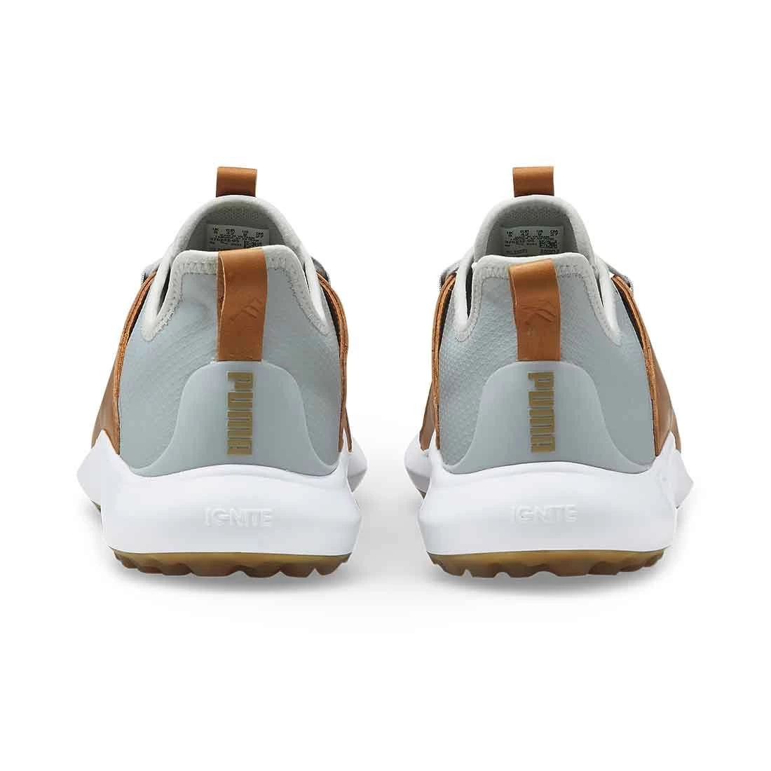 Puma Ignite Fasten8 Crafted Golf Shoes High Rise/Gold/Leather Brown 7 Puma Ignite Fasten8 Crafted Golf Shoes High Rise/Gold/Leather Brown - Image 5