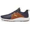 Puma Ignite Fasten8 Crafted Golf Shoes Navy Blazer/Gold/Leather Brown 2 Puma Ignite Fasten8 Crafted Golf Shoes Navy Blazer/Gold/Leather Brown -Pro Golf Shop puma ignite fasten8 crafted golf shoes navy blazer gold leather brown profile itempicture