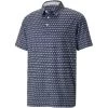 Puma MATTR Flamingo Polo 2 Puma MATTR Flamingo Polo -Pro Golf Shop puma mattr flamingo polo navy blazer front itempicture