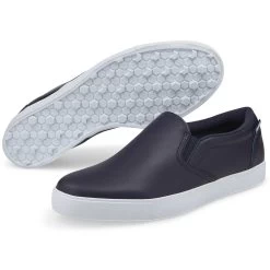 Puma OG Slip-On Palmer Golf Shoes Navy Blazer -Pro Golf Shop puma og slip on palmer golf shoes navy blazer pair itempicture