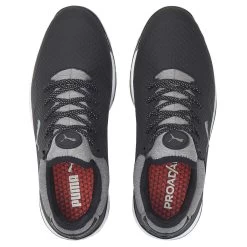 Puma Proadapt Alphacat Golf Shoes Black/Silver/Quiet Shade -Pro Golf Shop puma proadapt alphacat golf shoes black silver quiet shade top itempicture