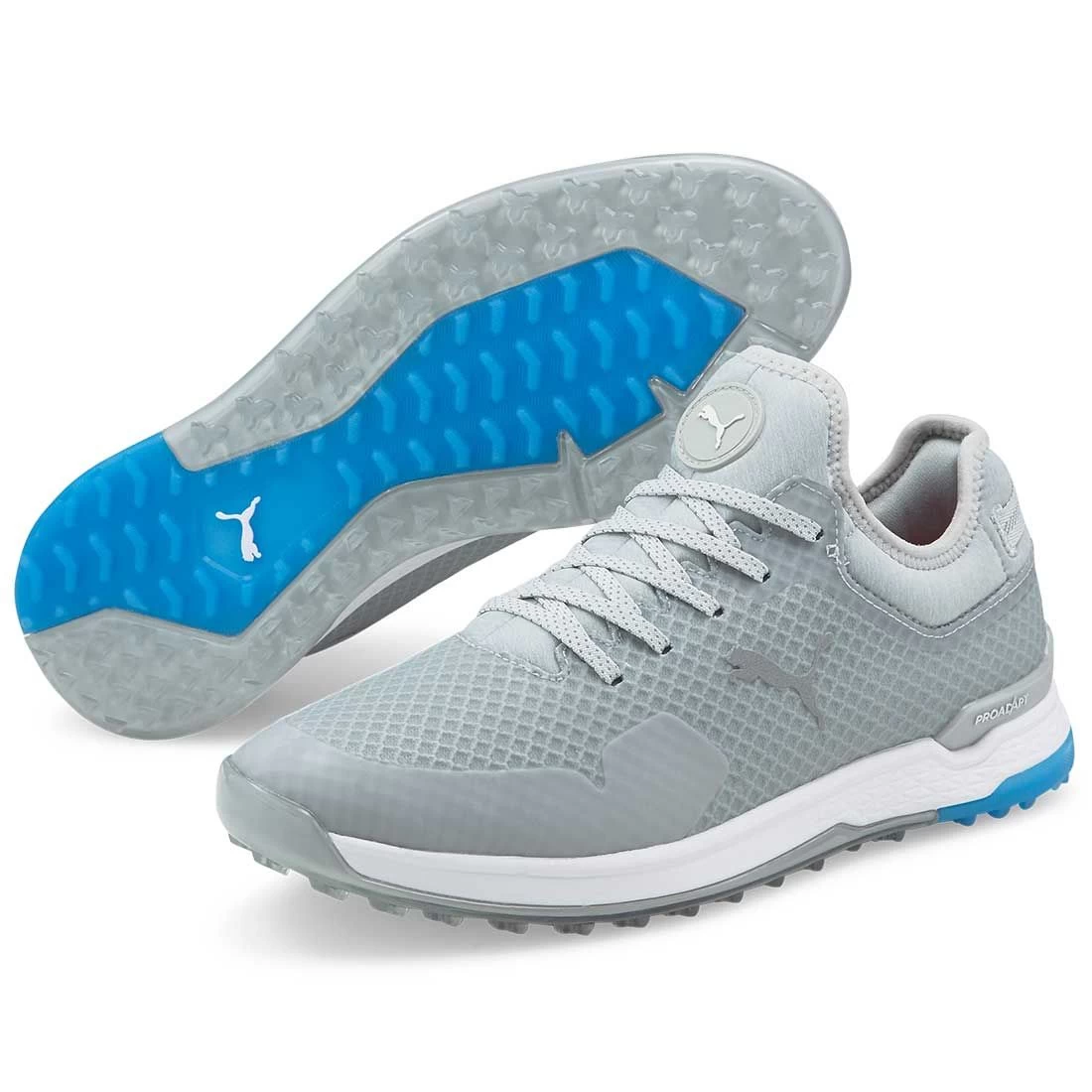 Puma Proadapt Alphacat Golf Shoes High Rise/Silver/Ibiza Blue 5 Puma Proadapt Alphacat Golf Shoes High Rise/Silver/Ibiza Blue - Image 3