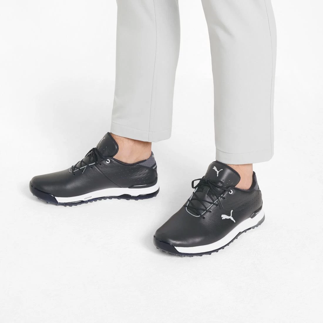 Puma Proadapt Alphacat Leather Golf Shoes Black/Silver 9 Puma Proadapt Alphacat Leather Golf Shoes Black/Silver - Image 7